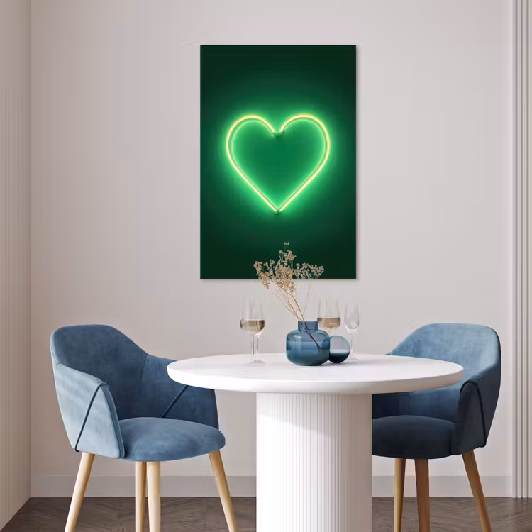 Poster - Neon - Groen - Licht — 4