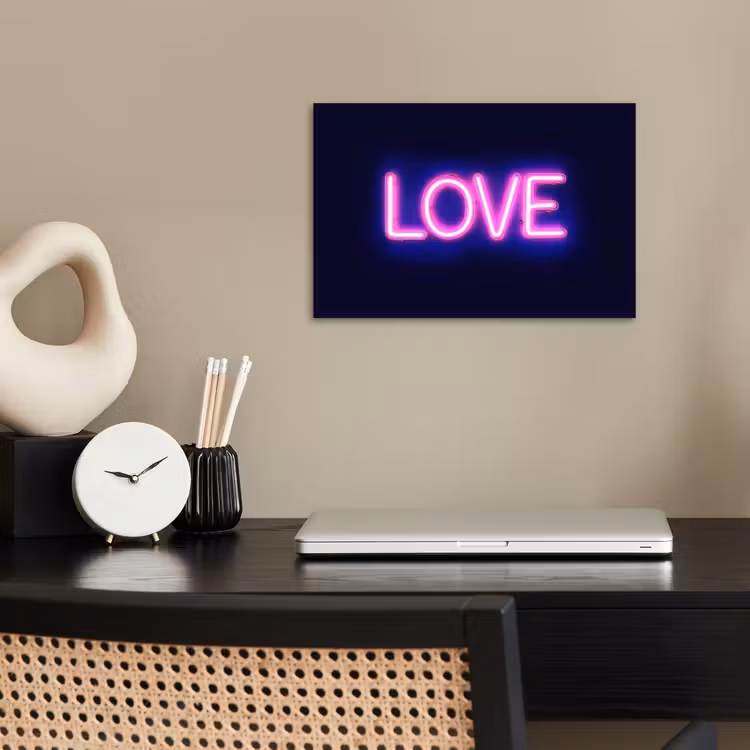 Poster - Neon - Love - Valentijn — 2