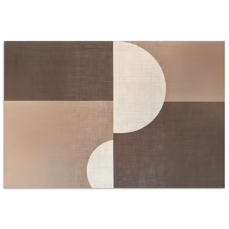 Poster - Raster - Halve cirkels - Contrast — 1