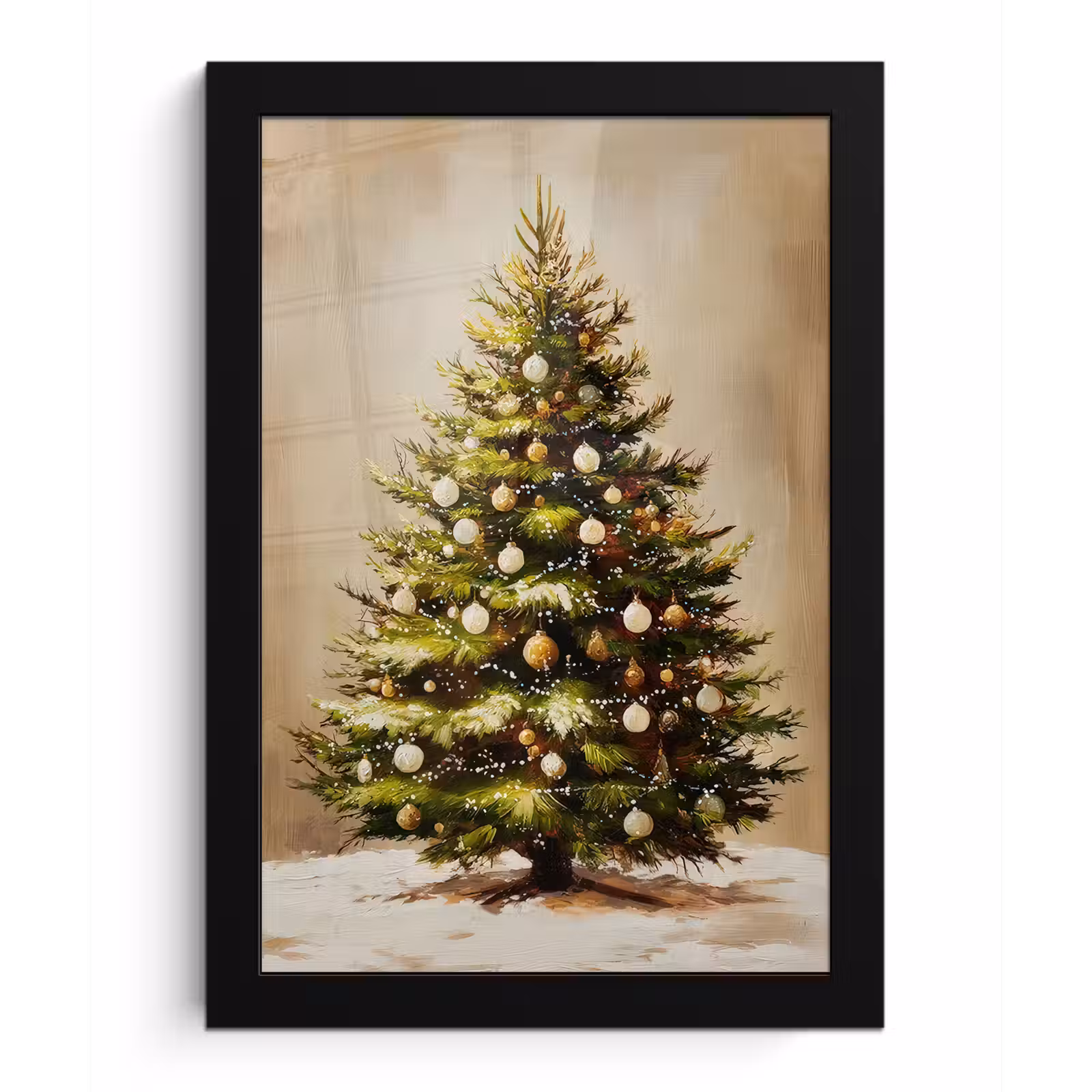 Poster met lijst - Kerst - Sfeer - Groen — 1