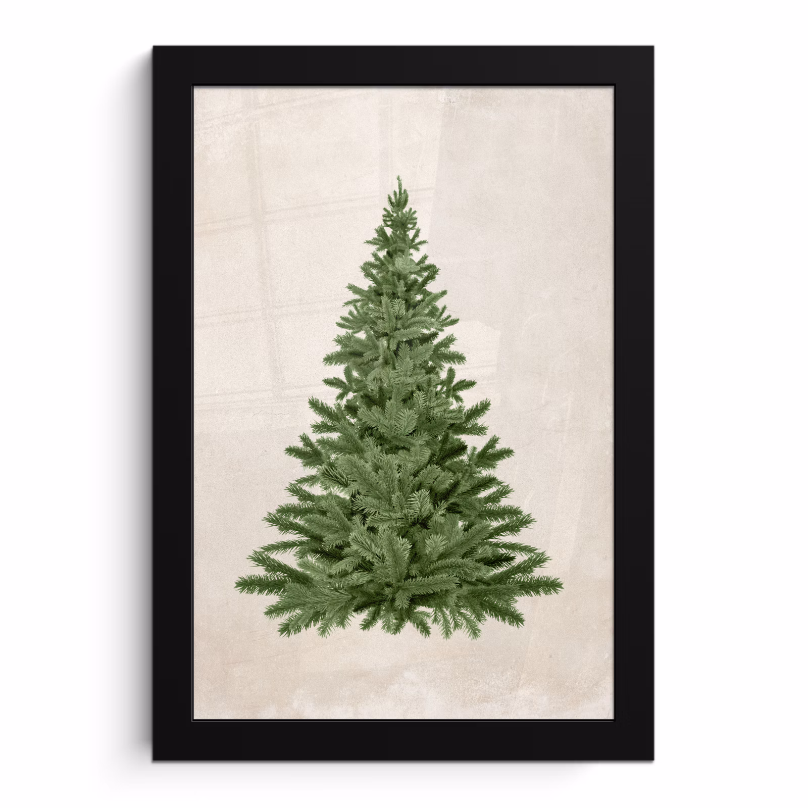 Poster met lijst - Kerstboom - Groen - Kerstmis - Feestdagen — 1