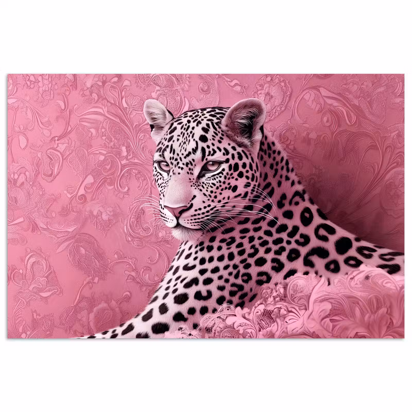 Poster - Panter - Luxe - Roze — 1
