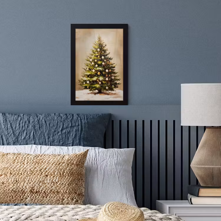 Poster met lijst - Kerst - Sfeer - Groen — 4