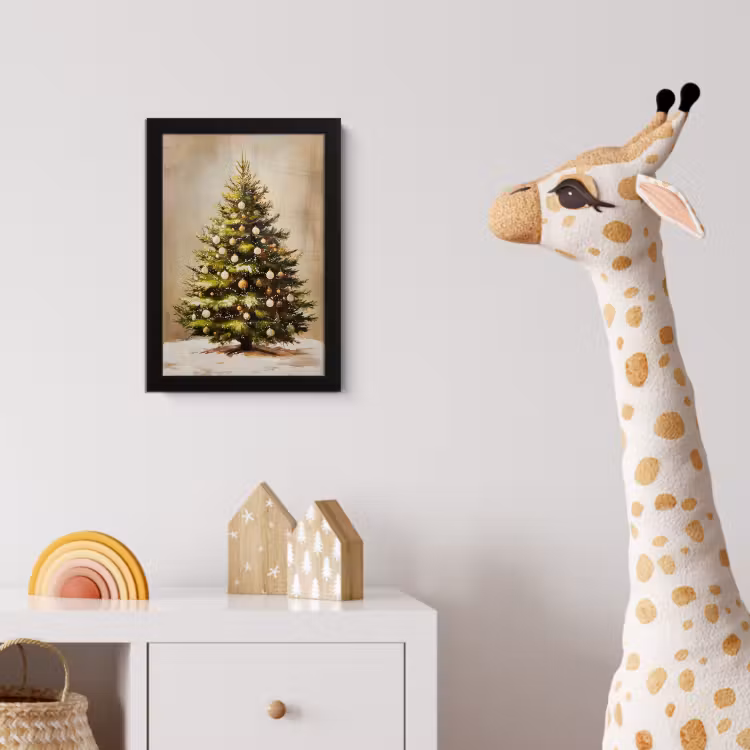 Poster met lijst - Kerst - Sfeer - Groen — 5