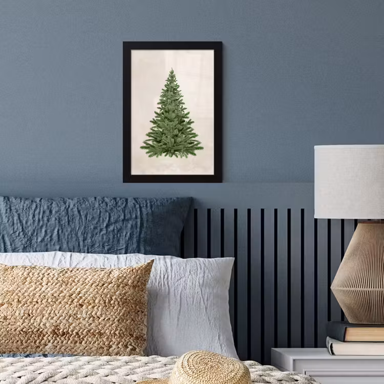 Poster met lijst - Kerstboom - Groen - Kerstmis - Feestdagen — 4