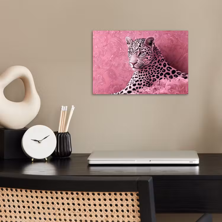 Poster - Panter - Luxe - Roze — 2