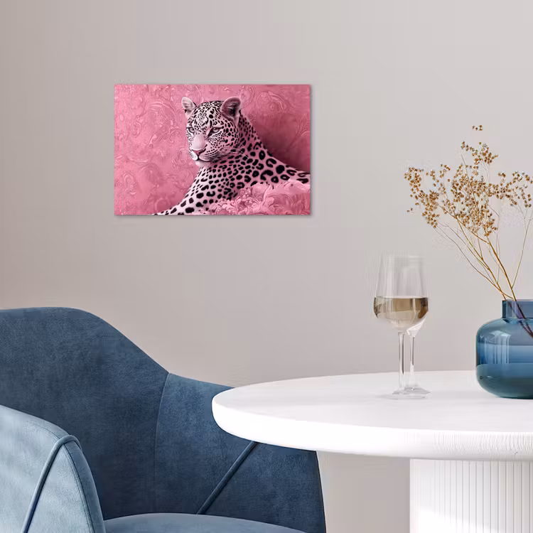 Poster - Panter - Luxe - Roze — 4