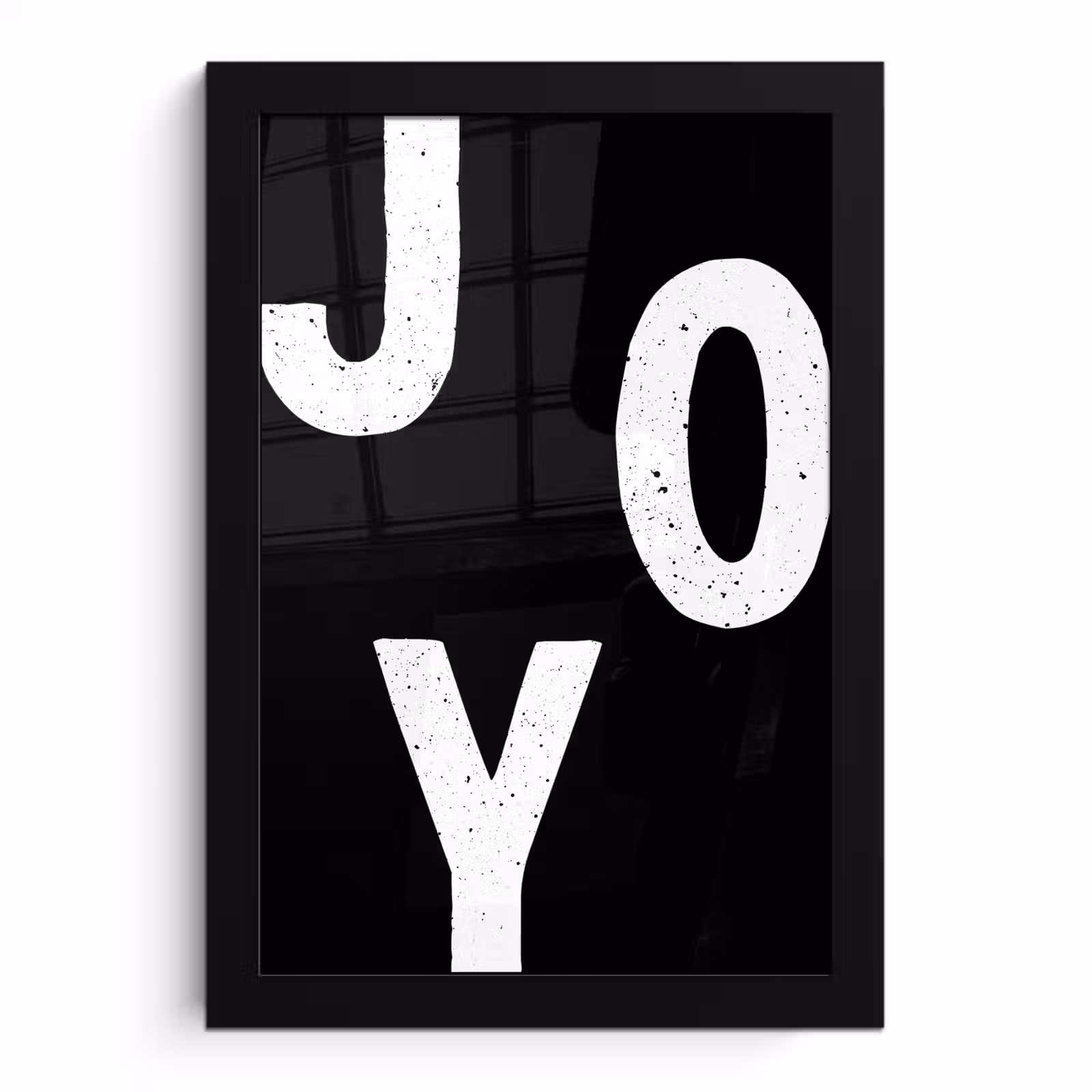 Poster met lijst - Kerstmis - Quotes - Joy - Zwart - Feest — 1