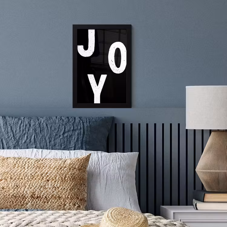 Poster met lijst - Kerstmis - Quotes - Joy - Zwart - Feest — 4
