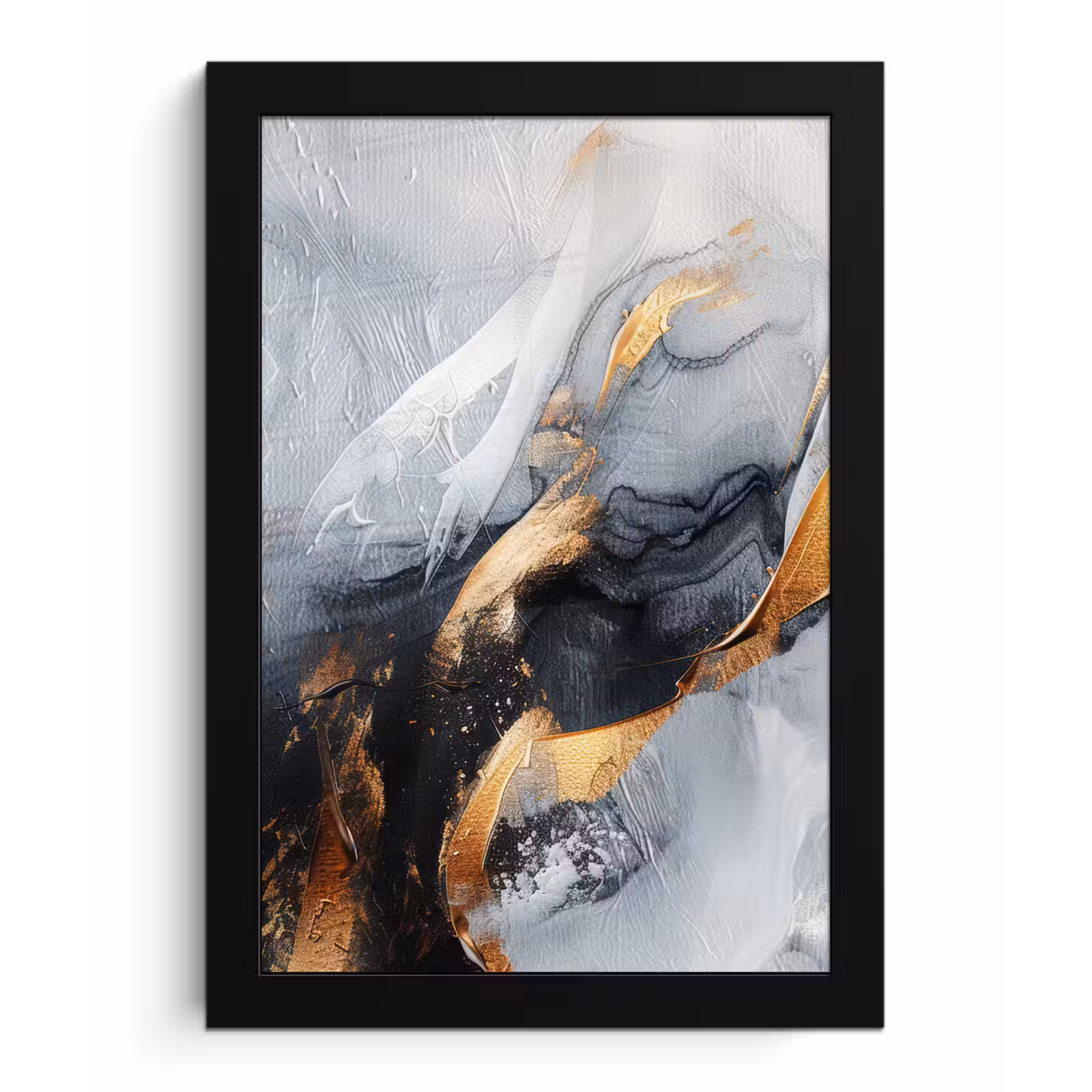 Poster met lijst - Kunst - Goud - Luxe - Abstract - Modern — 1