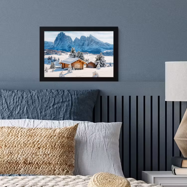 Poster met lijst - Landschap - Winter - Sneeuw — 4