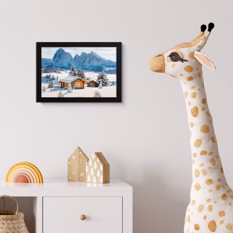 Poster met lijst - Landschap - Winter - Sneeuw — 5