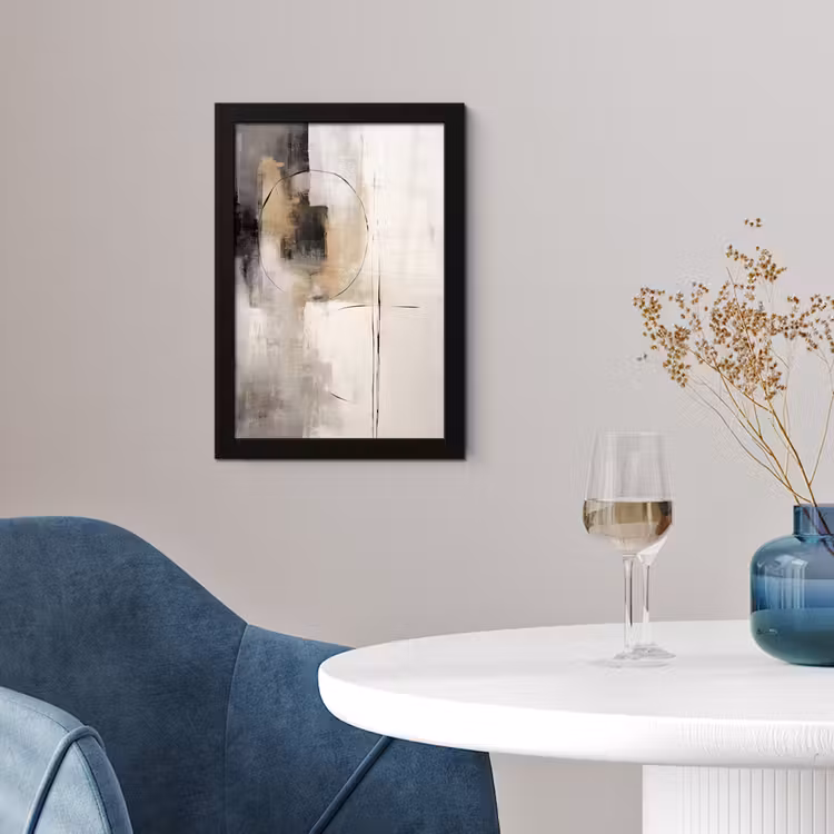Poster met lijst - Kunst - Abstract - Grijs - Industrieel — 2