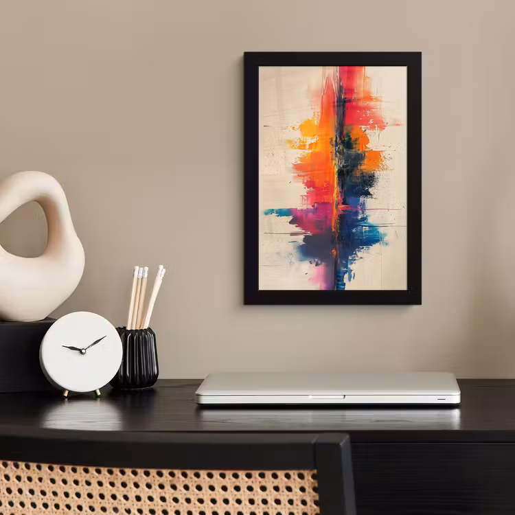 Poster met lijst - Watercolor - Kunst - Modern — 3