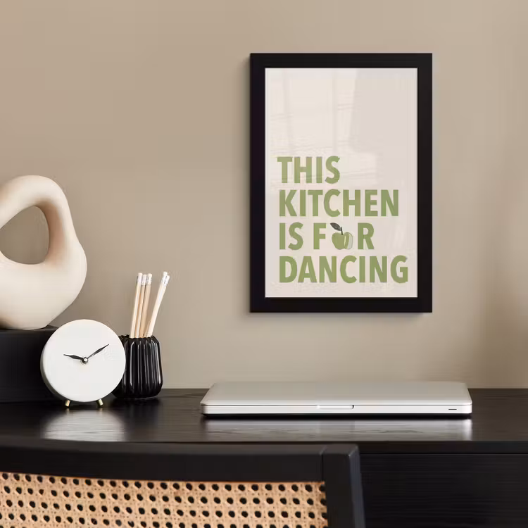 Poster met lijst - Quote - Appel - Illustratie — 3