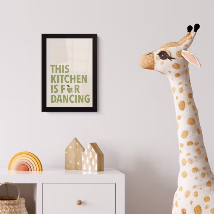 Poster met lijst - Quote - Appel - Illustratie — 5