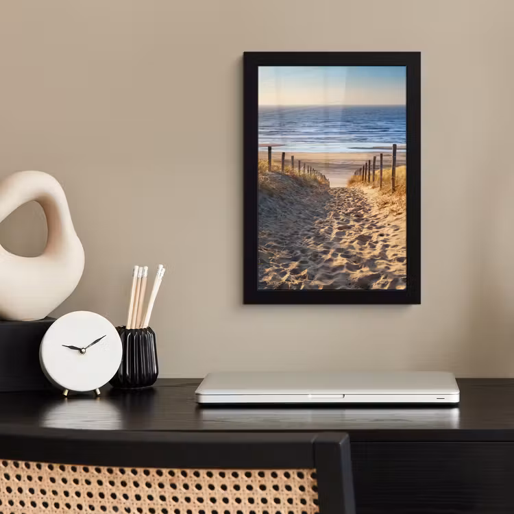Poster met lijst - Strand - Zee - Nederland - Duinen - Zon — 3
