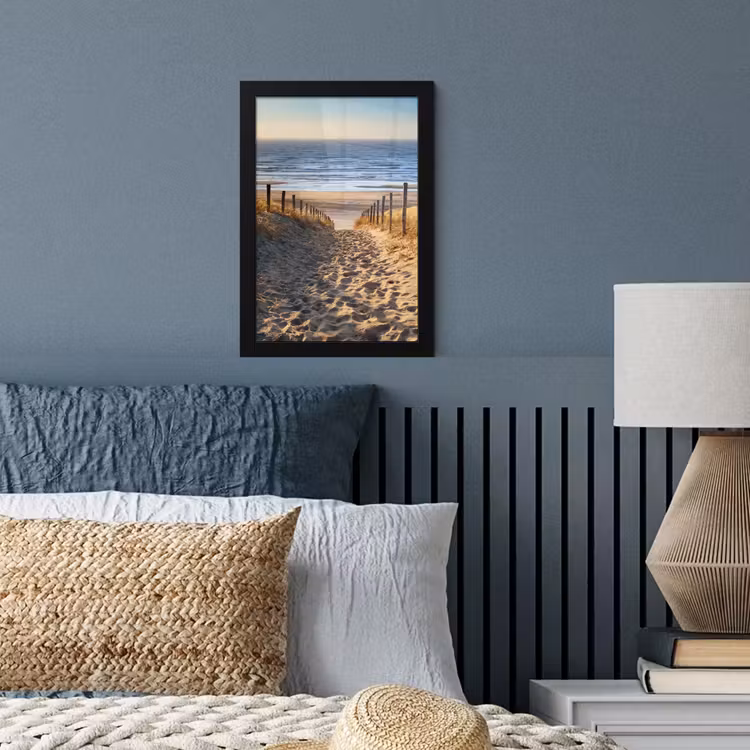 Poster met lijst - Strand - Zee - Nederland - Duinen - Zon — 4