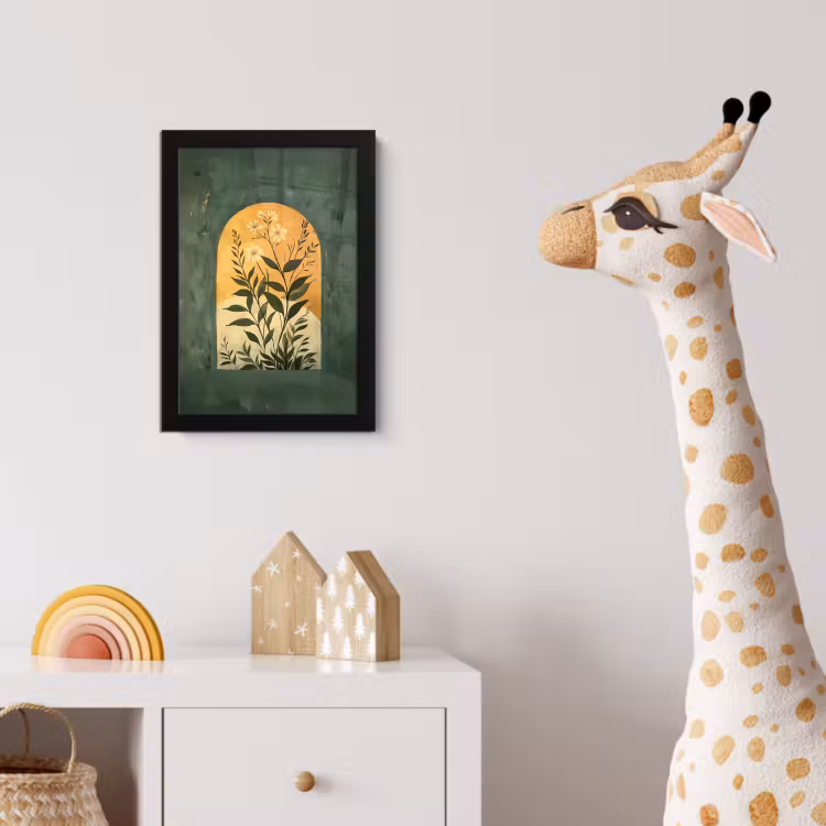 Poster met lijst - Plant - Bloemen - Wit — 5