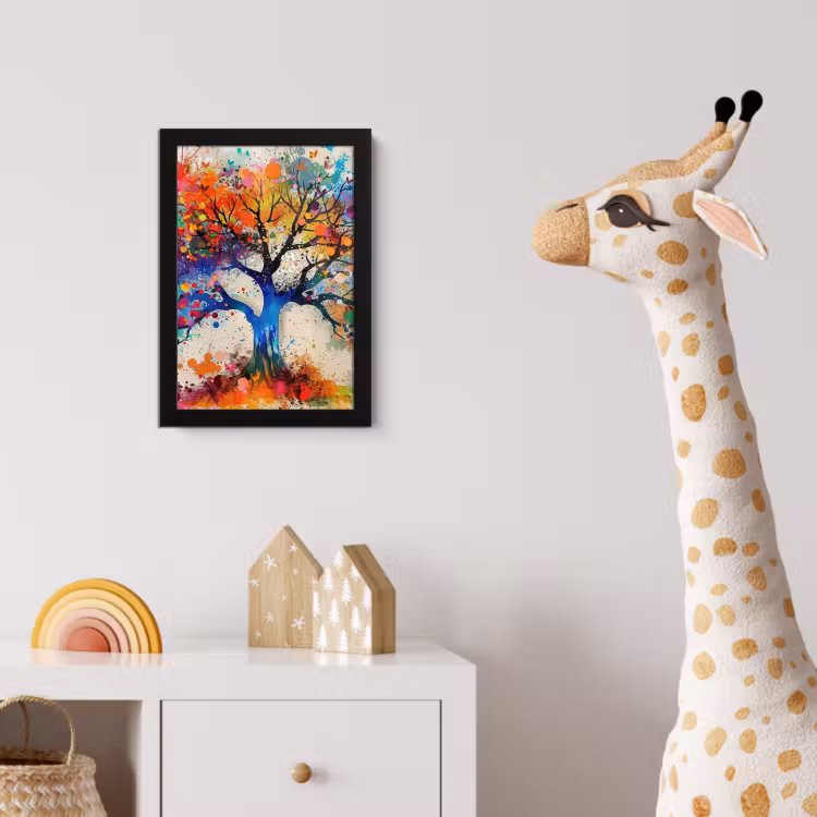 Poster met lijst - Levensboom - Natuur - Kleurrijk - Boom — 5