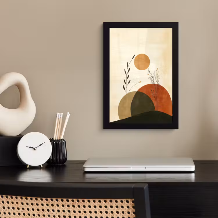 Poster met lijst - Planten - Abstract - Vormen — 3