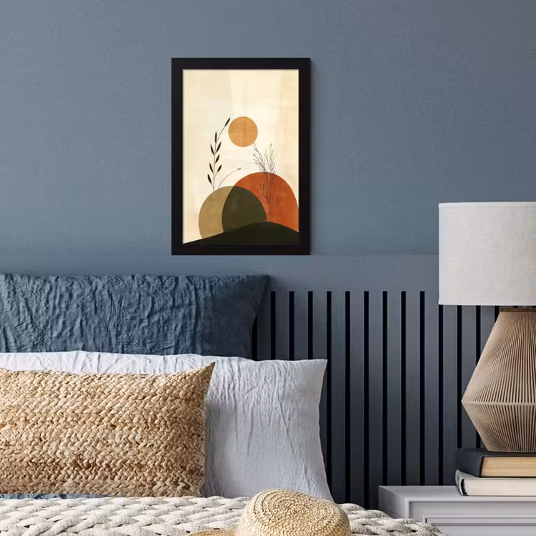Poster met lijst - Planten - Abstract - Vormen — 4