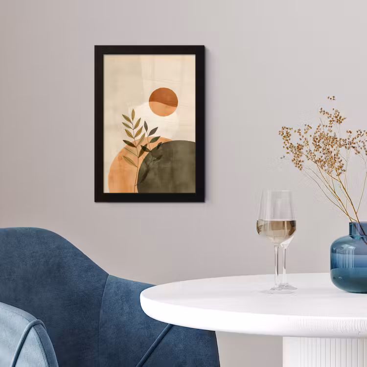 Poster met lijst - Takken - Vormen - Abstract — 2