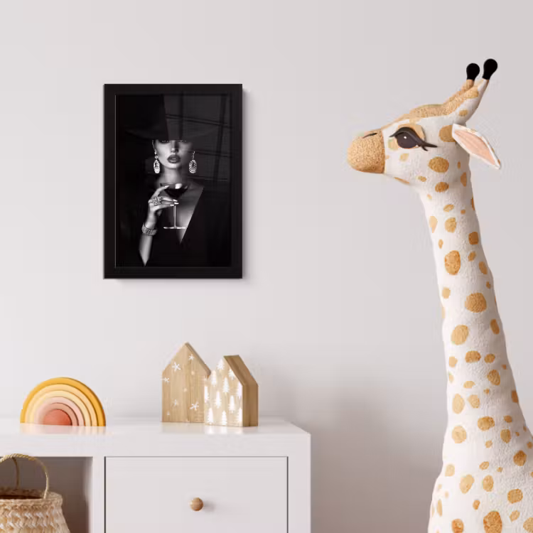 Poster met lijst - Vrouw - Cocktail - Chic — 5