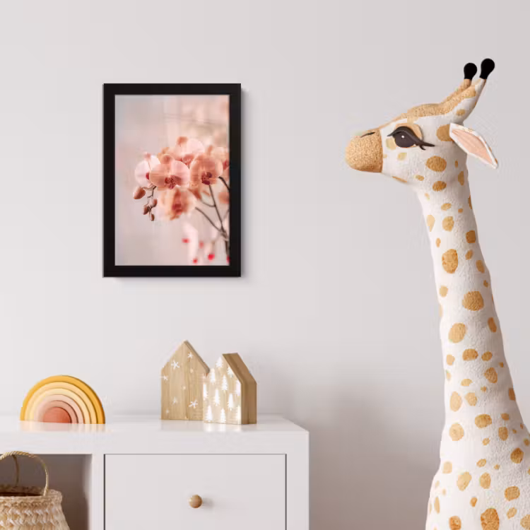 Poster met lijst - Orchidee - Bloemen - Roze - Bloemblaadjes — 5