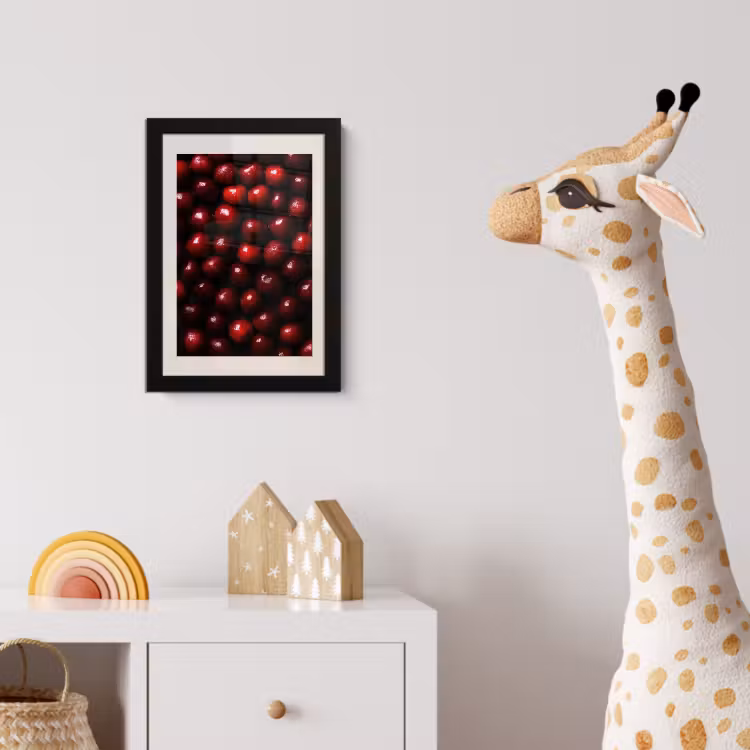 Poster met lijst - Kersen - Rood — 5