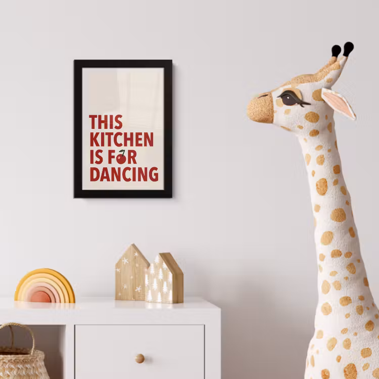 Poster met lijst - Rood - Quote - Kersen — 5