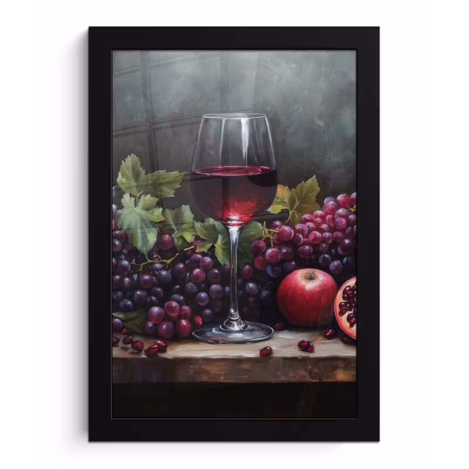 Poster met lijst - Wijn - Fruit - Stilleven — 1