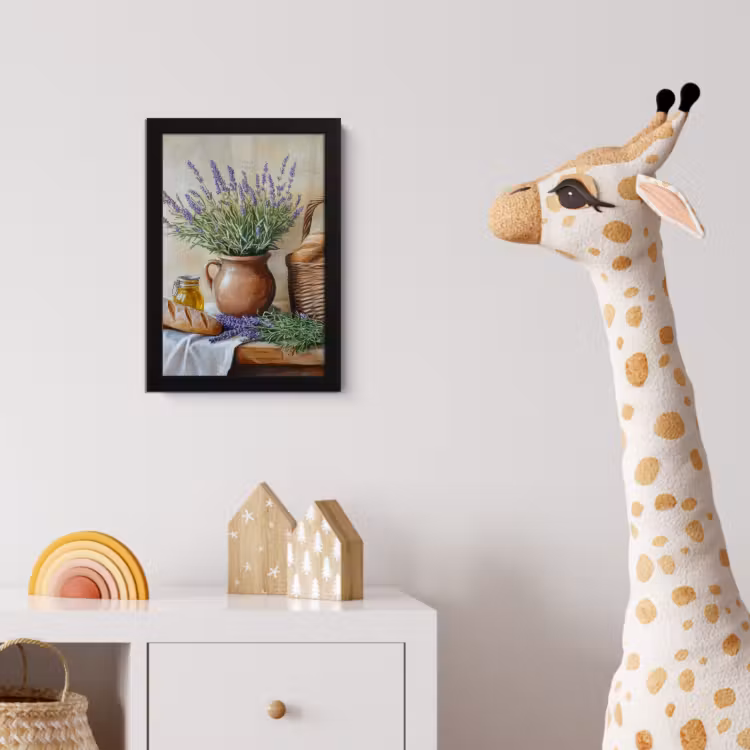 Poster met lijst - Lavendel - Brood - Stilleven — 5