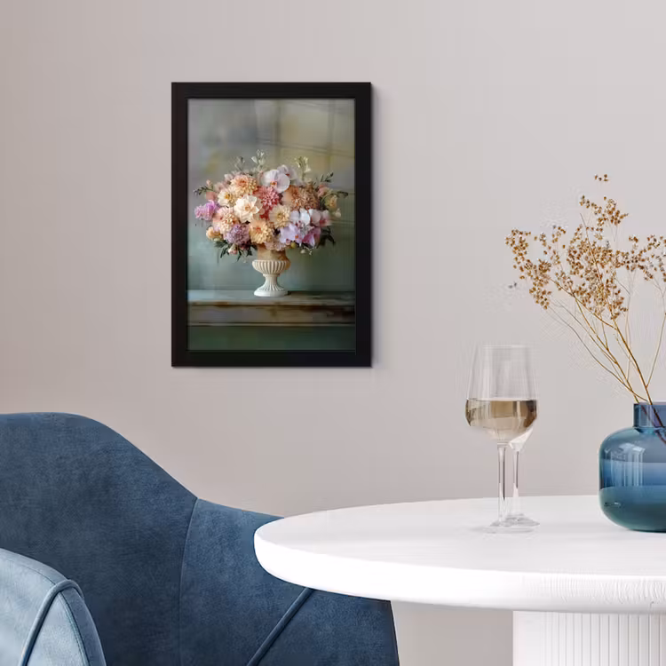 Poster met lijst - Orchidee - Boeket - Vaas - Bloemen — 2