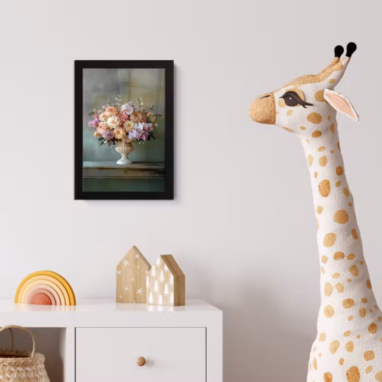 Poster met lijst - Orchidee - Boeket - Vaas - Bloemen — 5