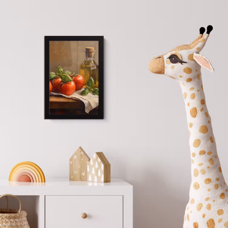 Poster met lijst - Tomaten - Olijfolie - Stilleven — 5