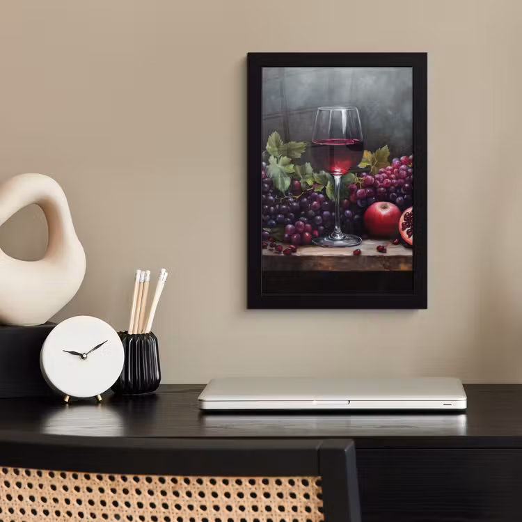 Poster met lijst - Wijn - Fruit - Stilleven — 3