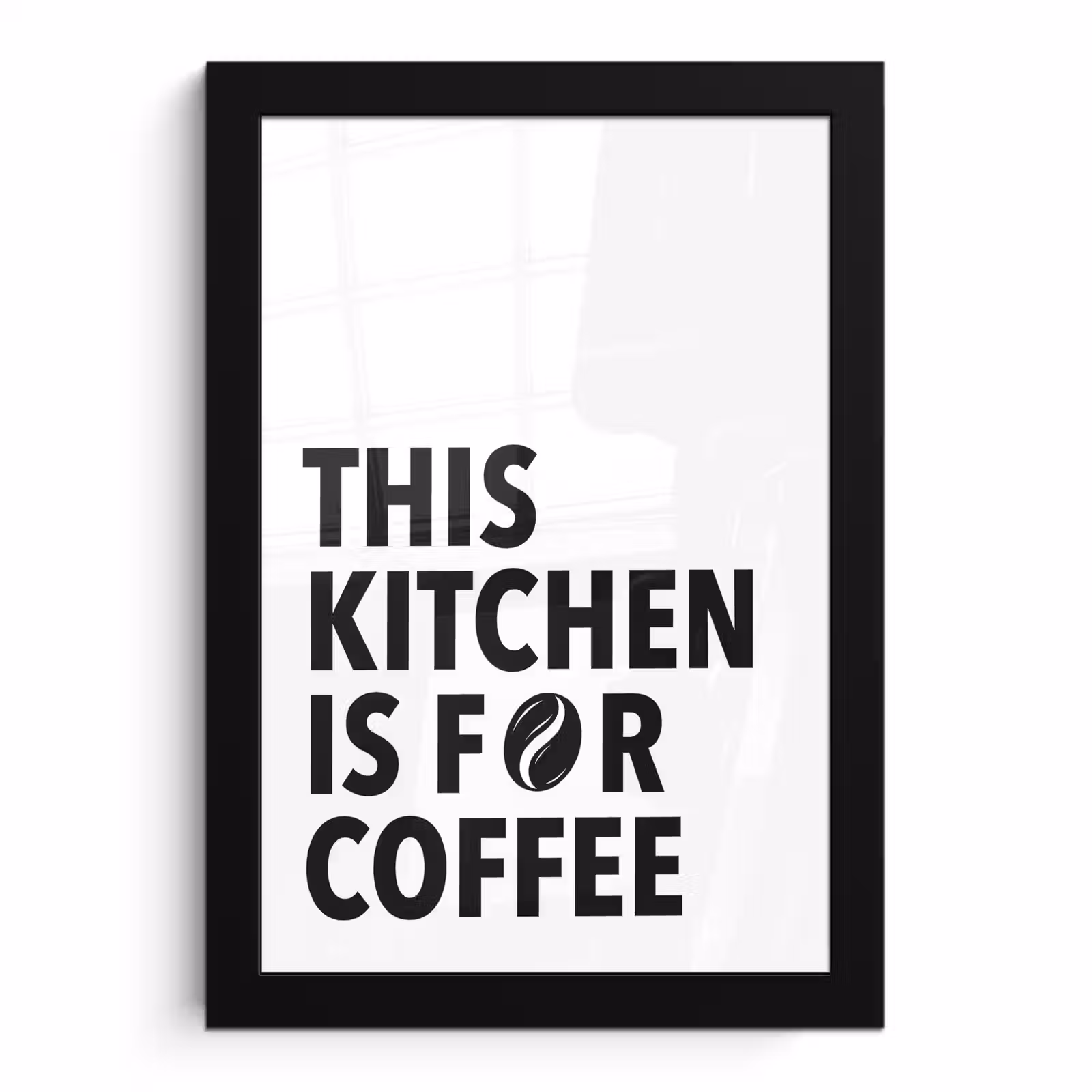 Poster met lijst - Quotes - Koffie - Bonen - Modern — 1