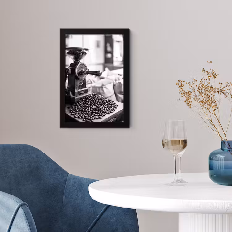 Poster met lijst - Koffiemolen - Gemalen - Vintage — 2