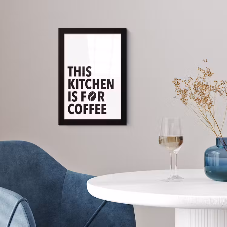 Poster met lijst - Quotes - Koffie - Bonen - Modern — 2