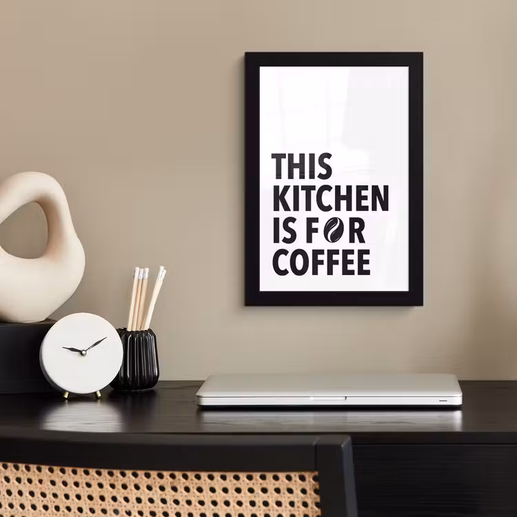 Poster met lijst - Quotes - Koffie - Bonen - Modern — 3