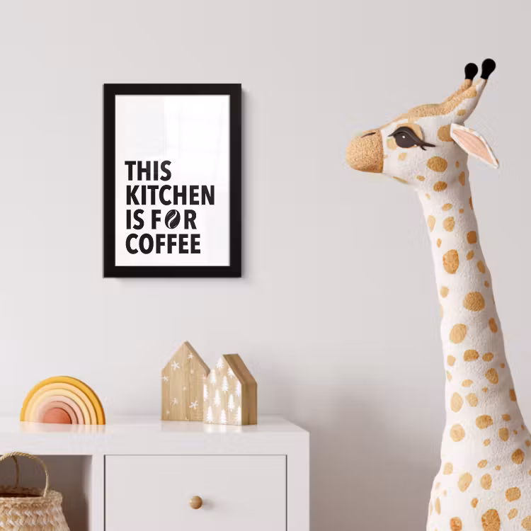 Poster met lijst - Quotes - Koffie - Bonen - Modern — 5