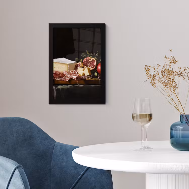 Poster met lijst - Stilleven - Vintage - Borrelplank — 2