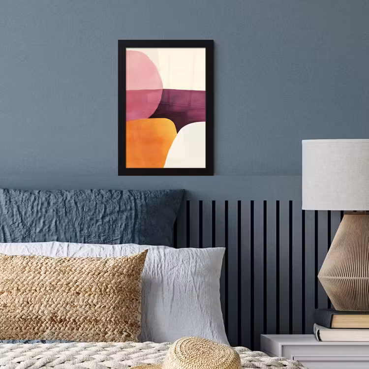 Poster met lijst - Vormen - Abstract - Kleurrijk — 4