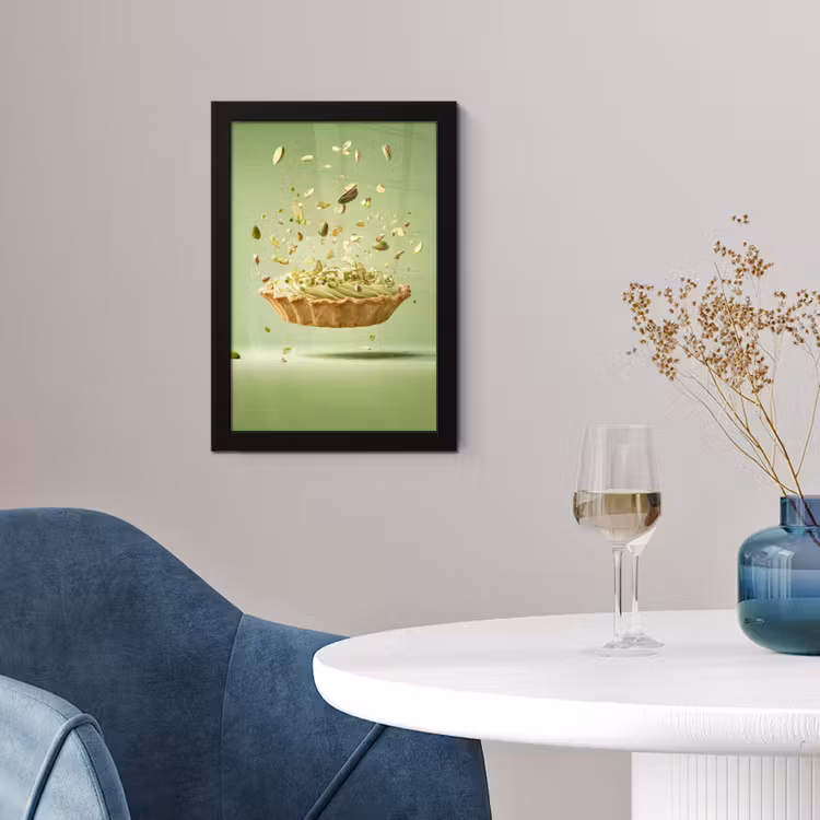 Poster met lijst - Pistache - Taart - Noten - Eten — 2