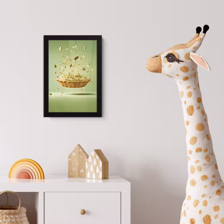 Poster met lijst - Pistache - Taart - Noten - Eten — 5