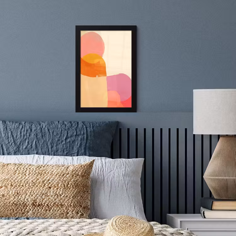 Poster met lijst - Vormen - Abstract - Kleurrijk — 4