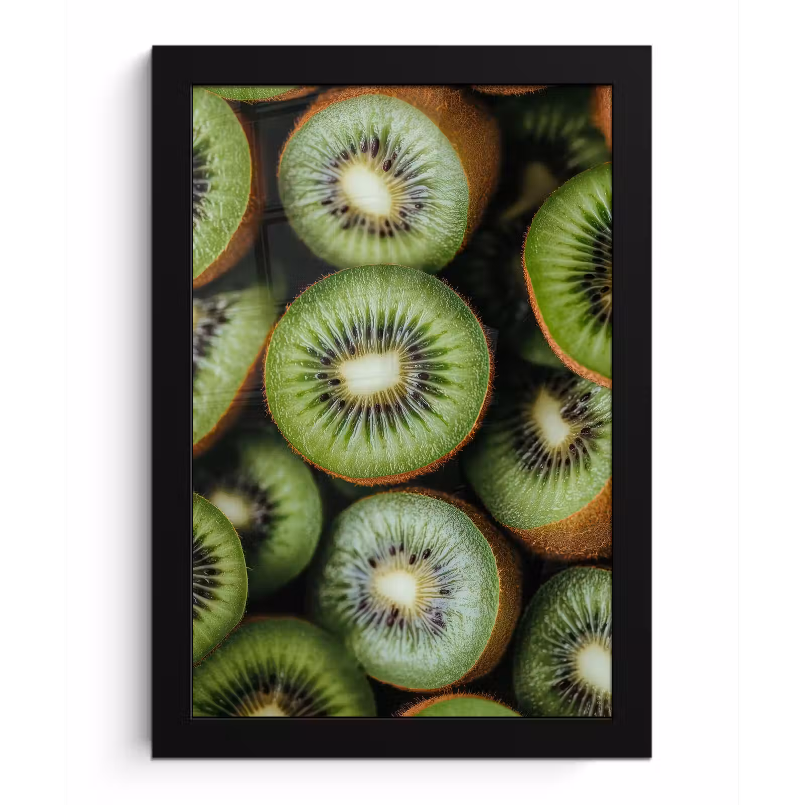 Poster met lijst - Kiwi - Fruit - Groen — 1