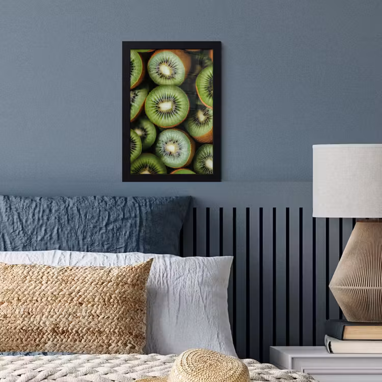Poster met lijst - Kiwi - Fruit - Groen — 4