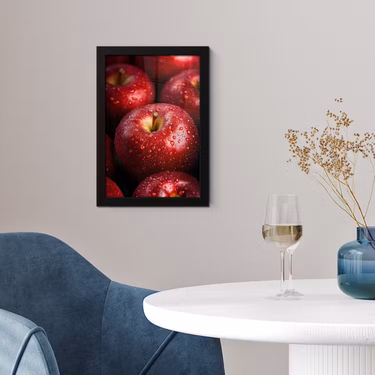 Poster met lijst - Rood - Appels - Fruit — 2
